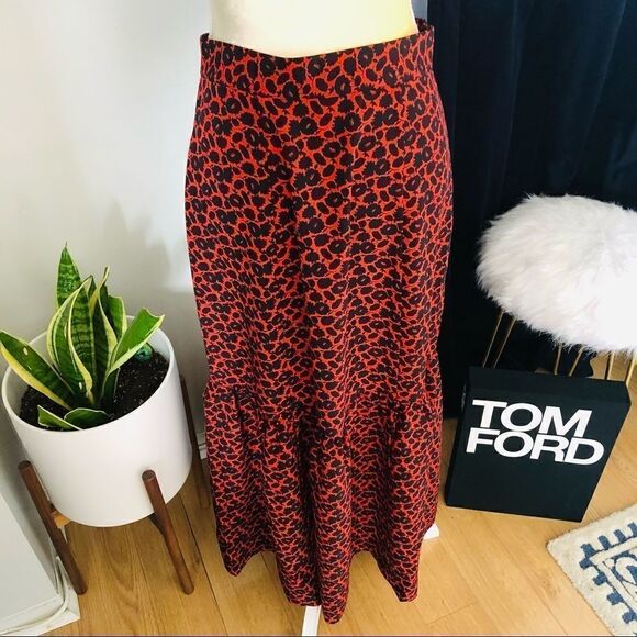 RODEBJER Ziga Maxi‎ Skirt, Red/Black, Size Small (2/4), Designer, Red/Black, NWT - Picture 16 of 16
